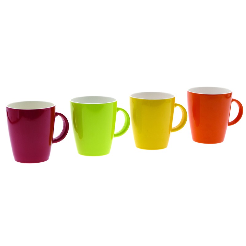 SET 4 MUGS QUADRATO