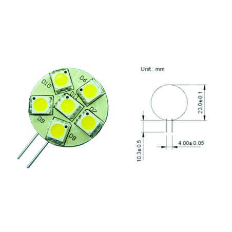 AMPOULE LED MOOVE G4 - 9 LEDS