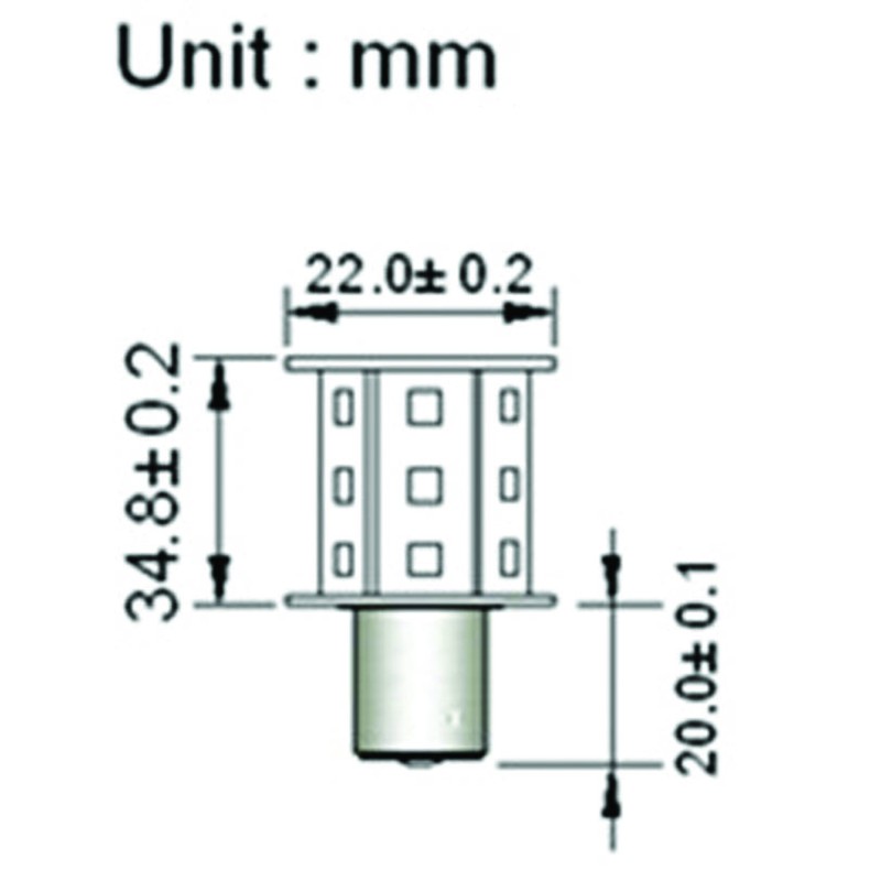 AMPOULE LED MOOVE BA15D