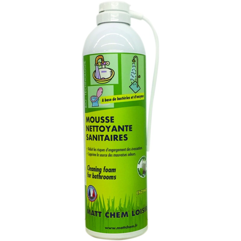 MOUSSE ENZYMATIQUE NETTOYANTE SALLE DE BAINS SPRAY 500ML