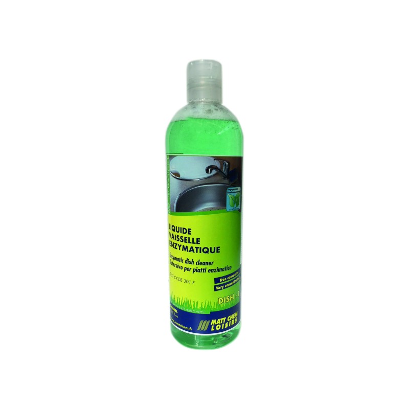 LIQUIDE VAISSELLLE ENZYMATIQUE CONCENTRE DISH-L 500ML