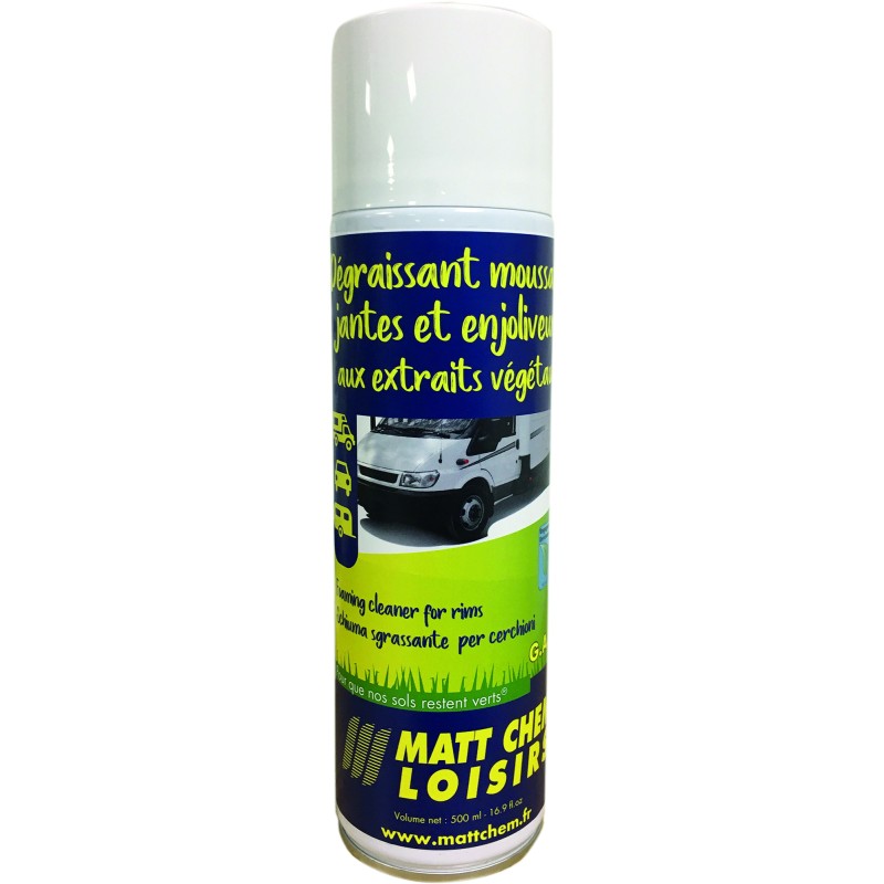 NETTOYANT MOUSSANT JANTES ET ENJOLIVEURS 500ML