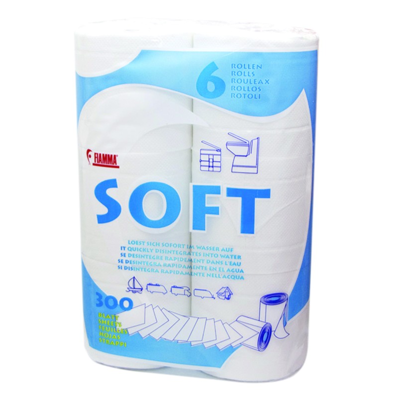 PRODUIT WC PAPIER TOILETTE SOFT PAR 6 FIAMMA