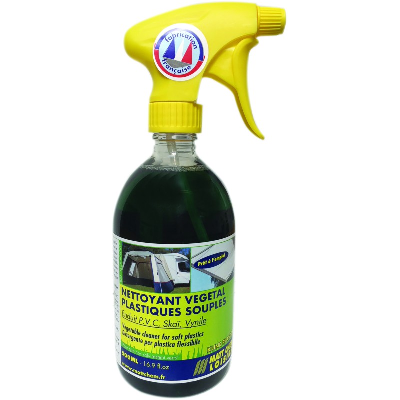 NETTOYANT VEGETAL POUR PLASTIQUE SOUPLE SPRAY 500 ML