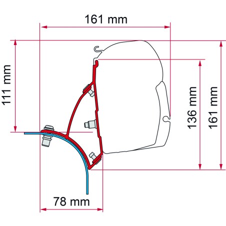 KIT VW T5 / T6 LIFT ROOF -...