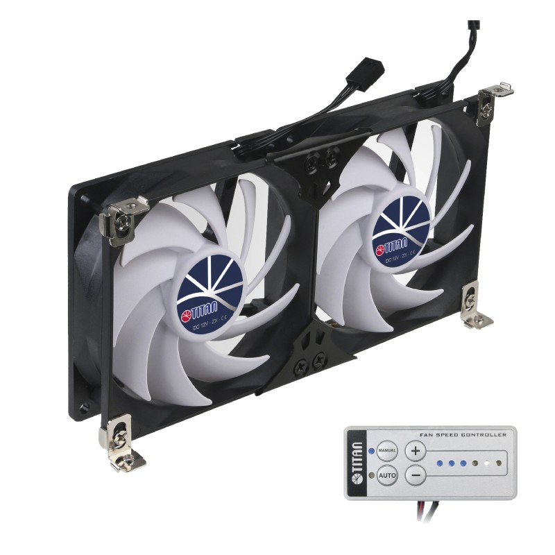 VENTILATEUR DE REFRIGERATEUR TITAN 12 CM AUTOCLIP