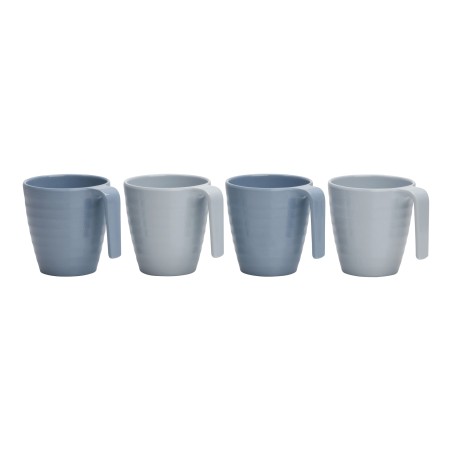 SET DE 4 MUGS NUANCES DE BLEU