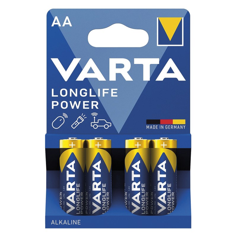 AA / LR6 SUPER (BLISTER DE 4 PILES) VARTA - LONGLIFE