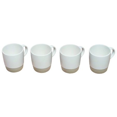 SET DE 4 TASSES NATURA