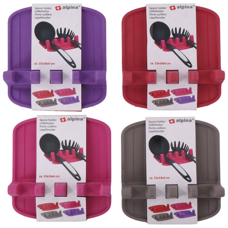 PORTE CUILLERE SILICONE 4 EMPLACEMENTS