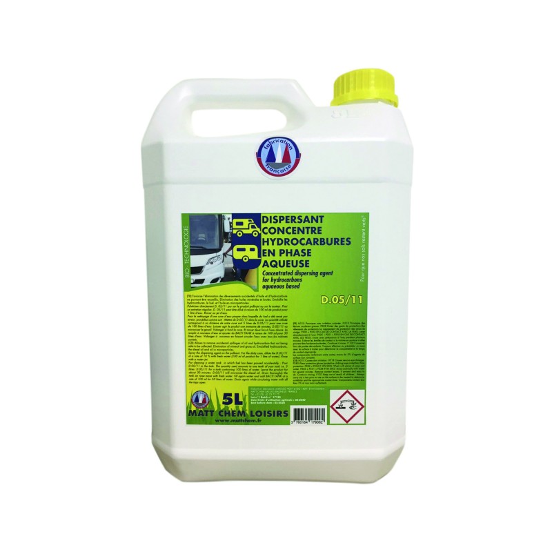 DISPERSANT HYDROCARBURE EN PHASE AQUEUSE 5L