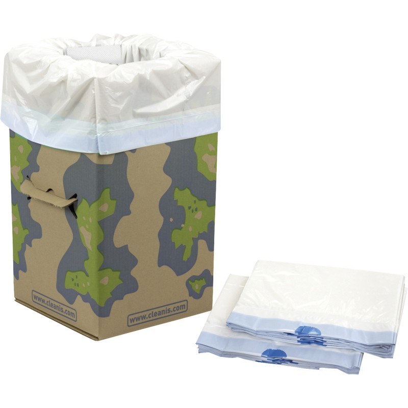 TOILETTES SÈCHES PORTABLES - KIT WC CARTON PLIANT CAREBAG