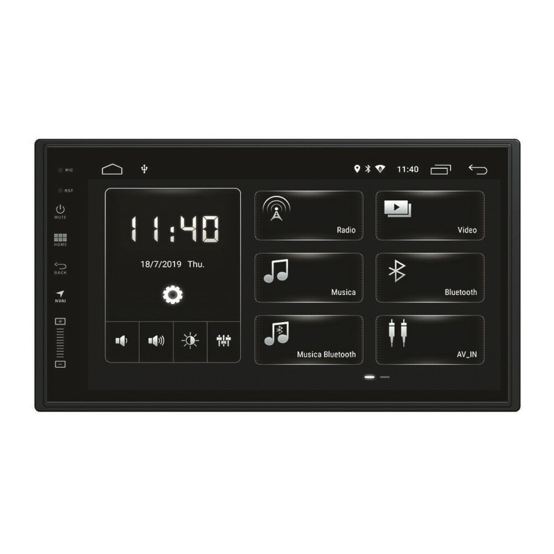 STATION MULTIMÉDIA 6,95’’ ANDROID DAB+ AVEC CADRE DUCATO LUXE PHONOCAR