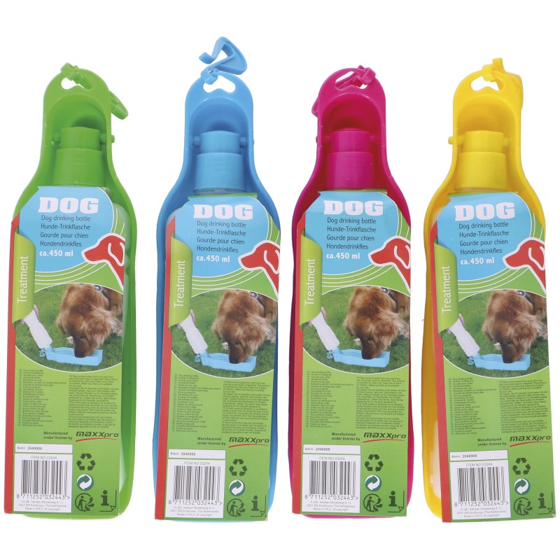 GOURDE PLIABLE POUR ANIMAUX 450 ML