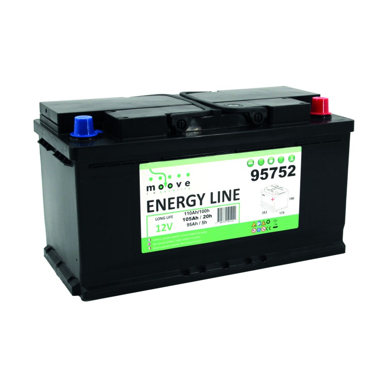 BATTERIE  STATIONNAIRE 105 Ah energy line 95752 MOOVE 